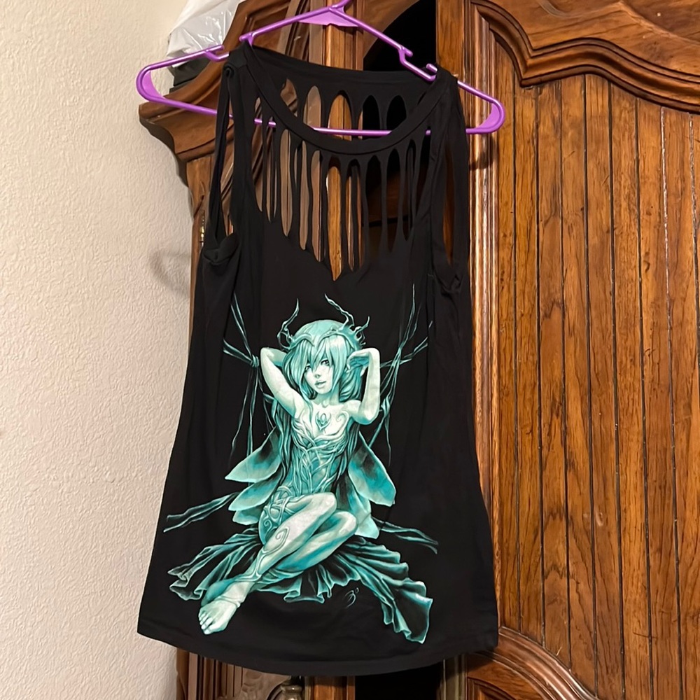 Distressed fairy shirt I got from HOT-TOPIC